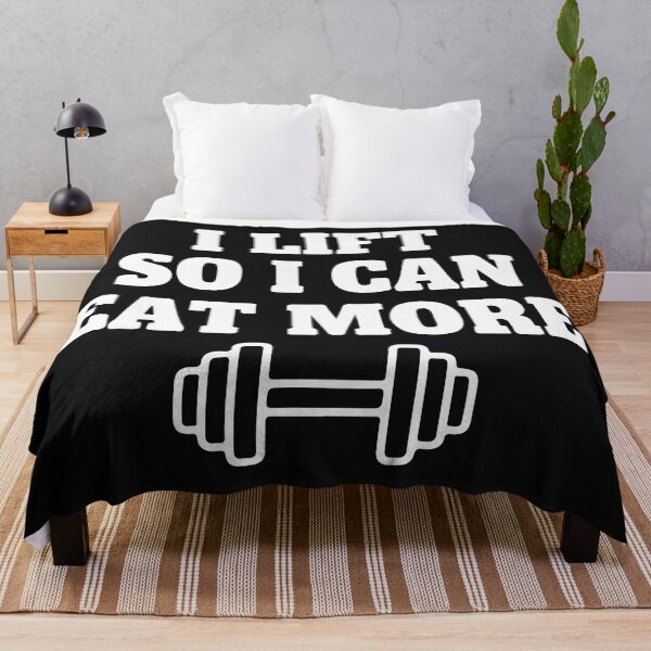 Item preview, I Lift So I Can Eat More - Funny Gym Fitness Motivation - Dumbbell Bodybuilding Workout designed and sold by Design-Pro-21.