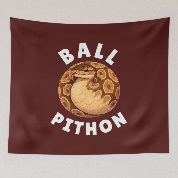 Item preview, Funny Ball Python Pun - Cute Snake Wordplay Design designed and sold by Maryna_Reine.