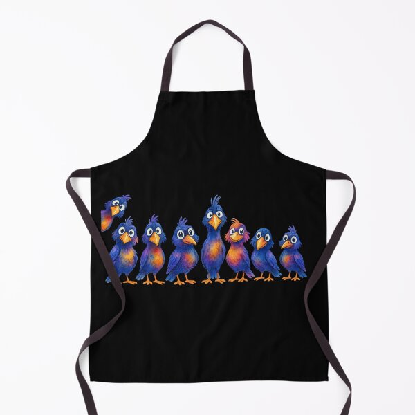 Item preview, Whimsical murder of crows bright and happy designed and sold by TheScruffyGoose.