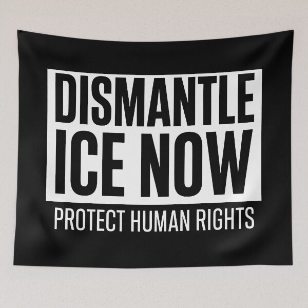 Item preview, Abolish ICE – Human Rights Can’t Wait designed and sold by Uglyandcute.
