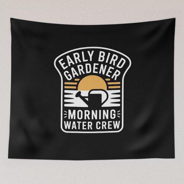 Item preview, Early Bird Gardener Morning Water Crew designed and sold by MooonTees.
