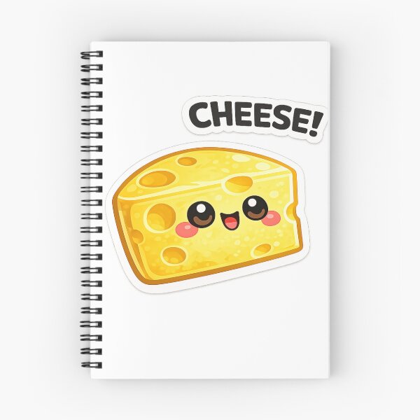 Artikelvorschau, Swiss Cheese Slice Character Cute Snack Sticker Design entworfen und verkauft von LongIslandDesgn.