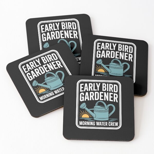 Artikelvorschau, Early Bird Gardener Morning Water Crew entworfen und verkauft von MooonTees.