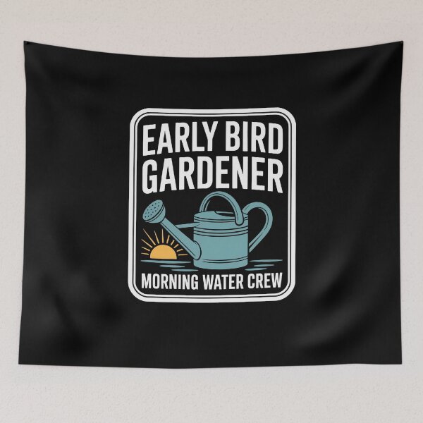 Item preview, Early Bird Gardener Morning Water Crew designed and sold by MooonTees.