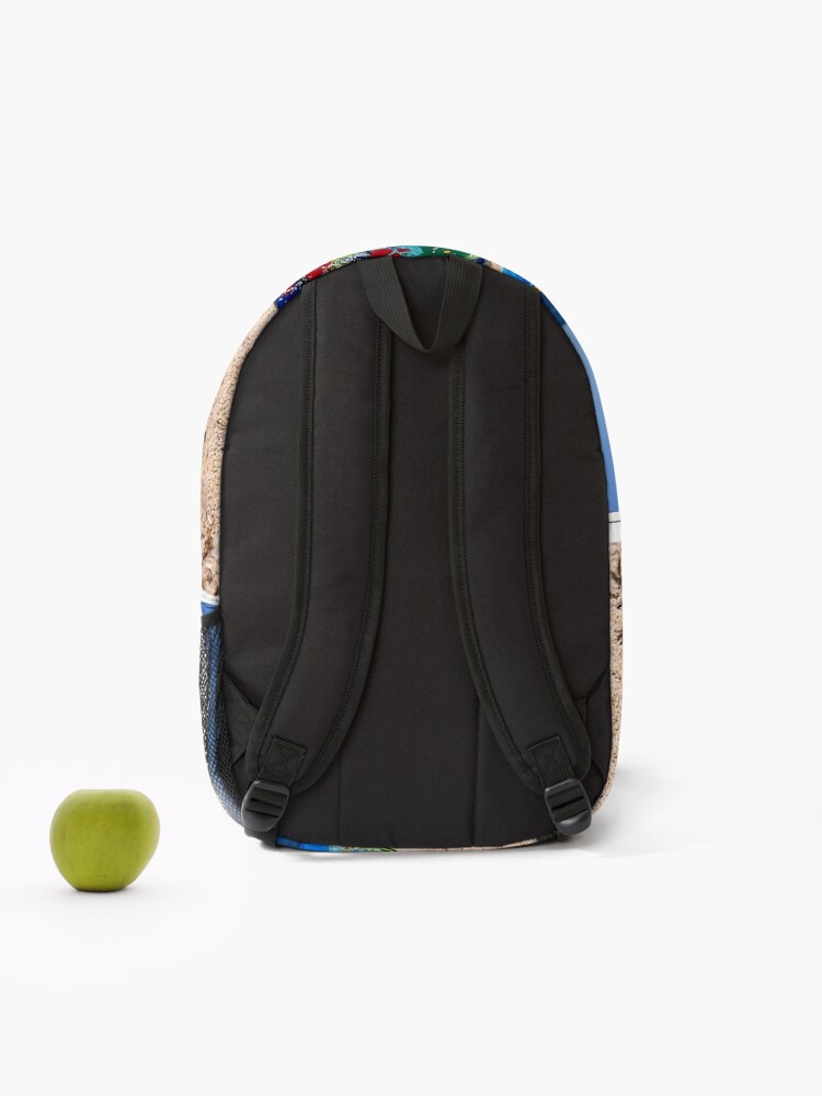 Thumbnail 2 of 3, Backpack, Sandy Beach Day designed and sold by RJWImages.