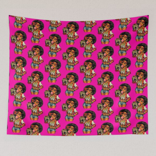 Item preview, Cute Ballon NY Radio Girl Cartoon Style designed and sold by Arte Cartoon From TagTeam Group.