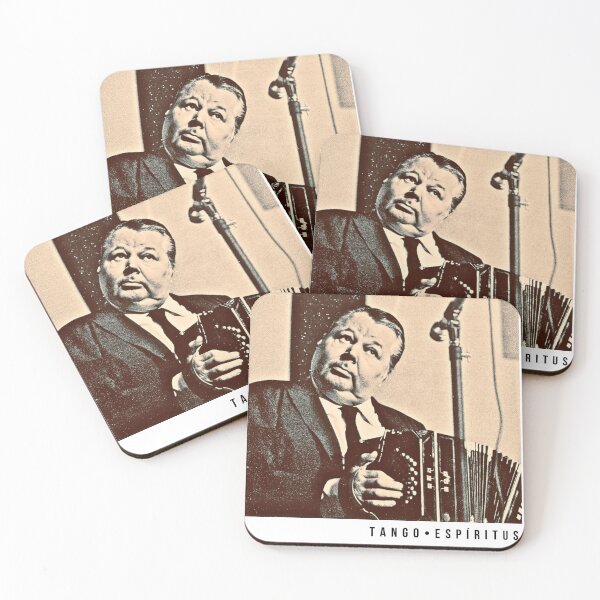 Item preview, Anibal Troilo Tango Wall Art – Bandoneon Portrait, Buenos Aires Vintage Music Print designed and sold by Espiritus-Tango.