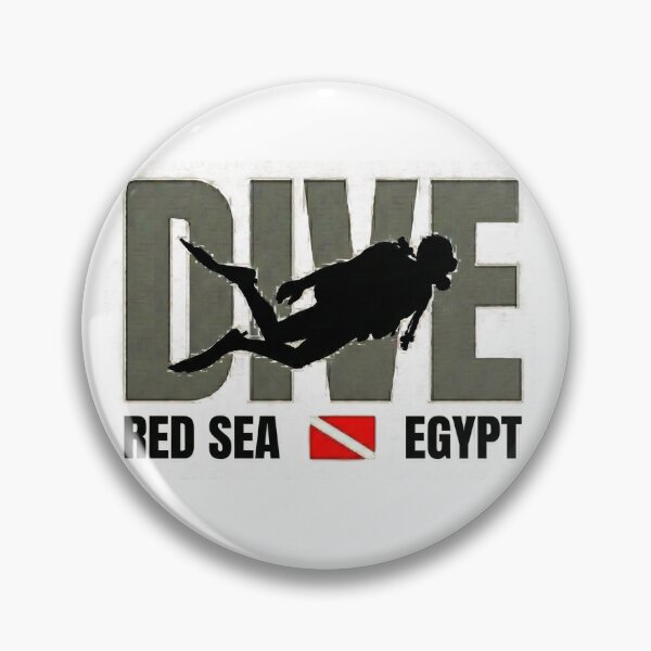 Item preview, Dive Red Sea Egypt design | Scuba Diver Silhouette, Dive Flag designed and sold by Peycer.