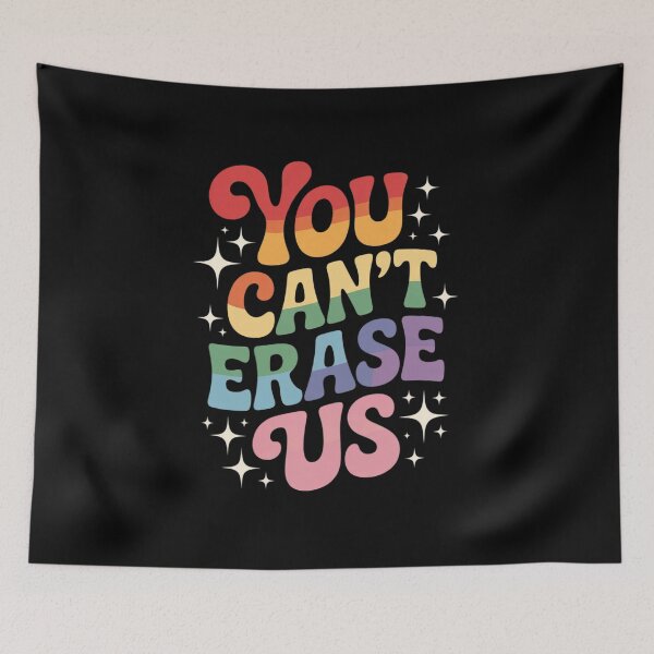 Item preview, You Can't Erase Us Queer Is Not a Crime Trans Lgbt Gays designed and sold by angolinnArt.