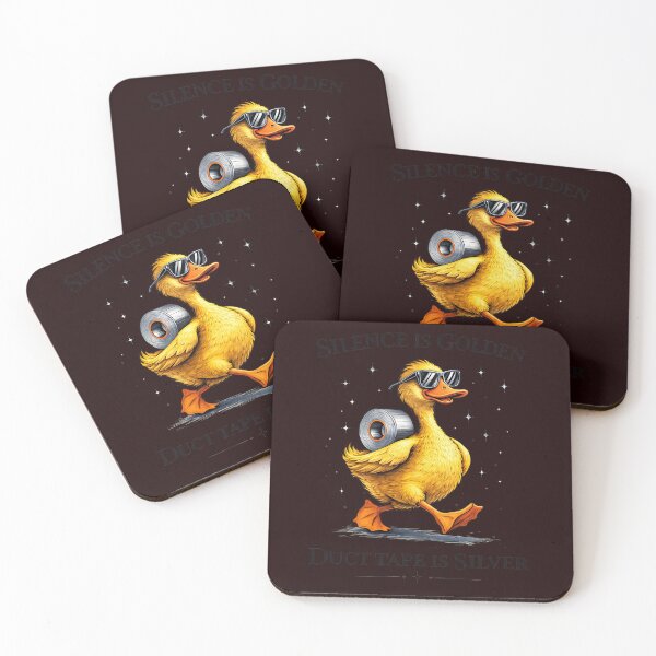 Item preview, Silence is Golden Duck designed and sold by zbigniewcz.