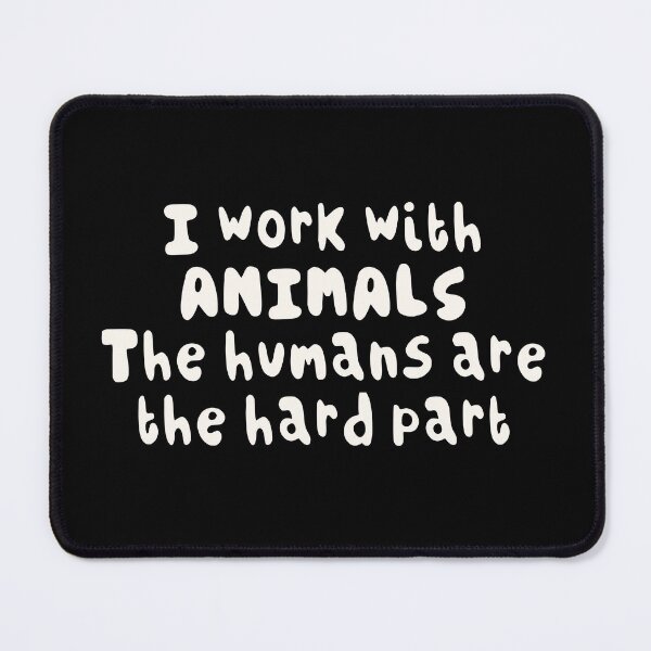 Item preview, Zookeeper Life Animals Are The Easy Part designed and sold by PrettylittlepastelUk.