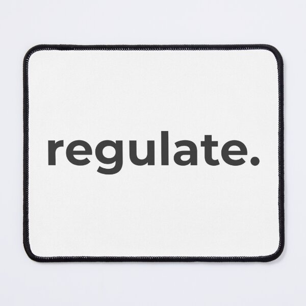 Item preview, regulate. - Minimalist micro slogan designed and sold by Bianca Eder - Healing Collection.