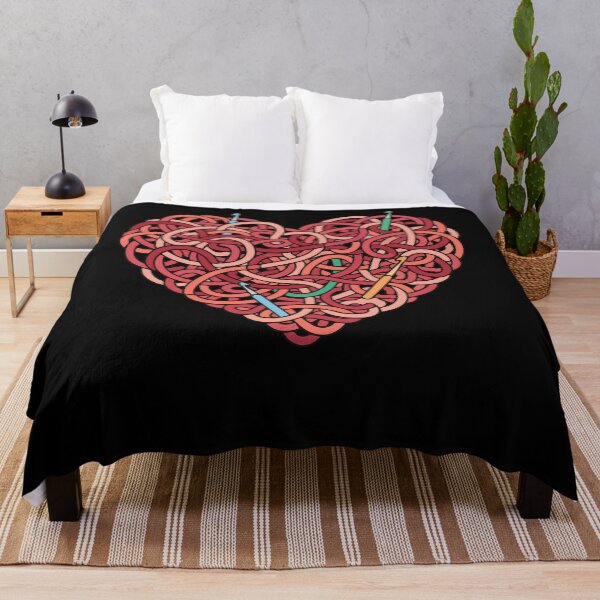 Item preview, Funny Crochet Heart Yarn Lovers With Colorful designed and sold by LuminOrb.
