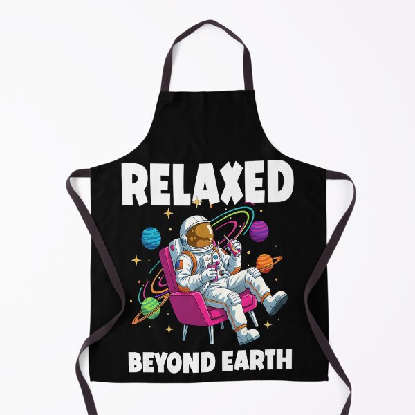 Item preview, RELAXED BEYOND EARTH funny astronaut space exploration planetary mission solar system Moon Mars designed and sold by Jt41.