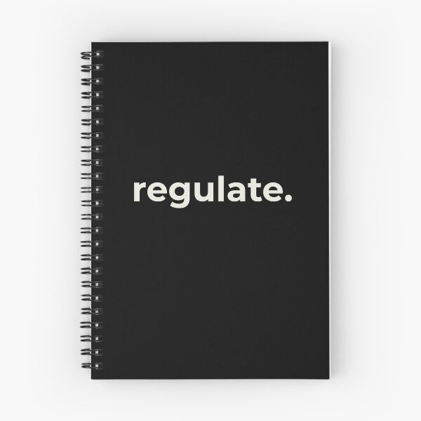 Item preview, regulate. - Minimalist micro slogan designed and sold by Bianca Eder - Healing Collection.