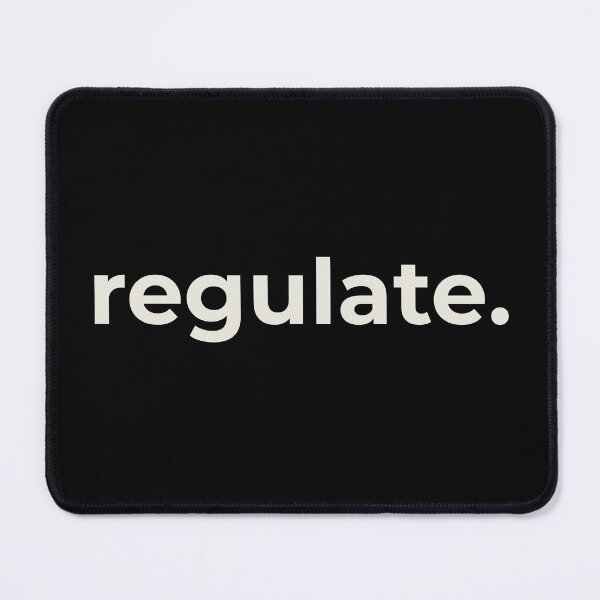Item preview, regulate. - Minimalist micro slogan designed and sold by Bianca Eder - Healing Collection.
