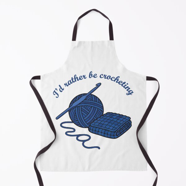 Item preview, Id Rather Be Crocheting Crochet Lover Knitting designed and sold by LuminOrb.