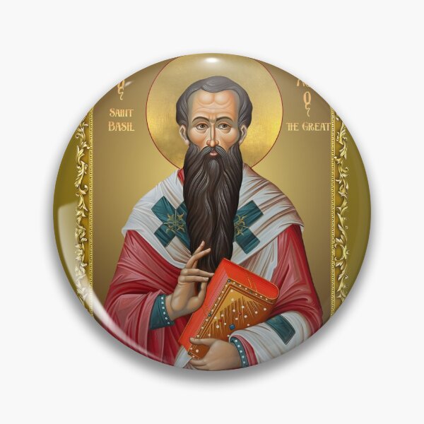 Item preview, icon in a frame Basil of Caesarea, Saint Basil the Great, Orthodox icon designed and sold by orthodox-icon.