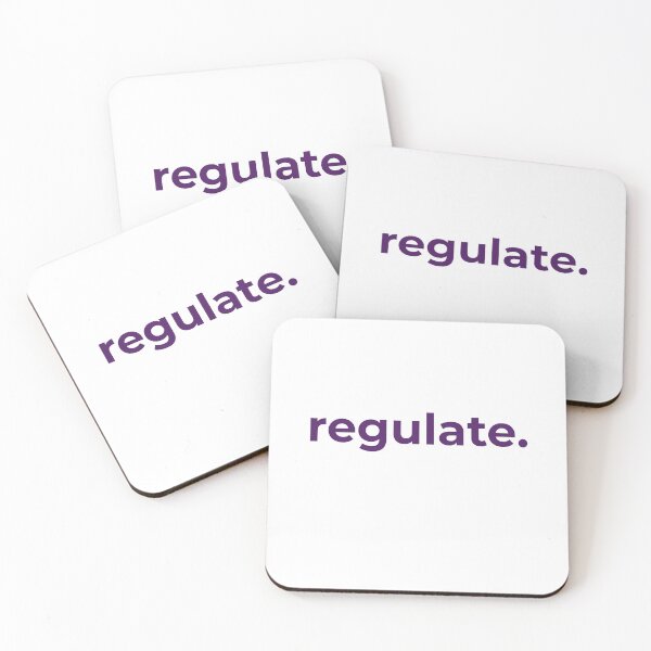Item preview, regulate. - Minimalist micro slogan designed and sold by Bianca Eder - Healing Collection.