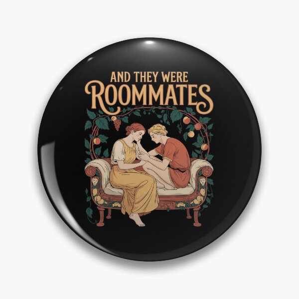 Item preview, And They Were Roommates Lesbian Pride Month LGBTQ Queer designed and sold by angolinnArt.
