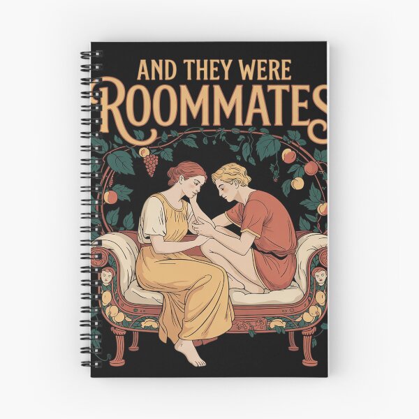 Item preview, And They Were Roommates Lesbian Pride Month LGBTQ Queer designed and sold by angolinnArt.