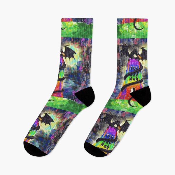 Item preview, Black Dragon - Glastonbury Tor designed and sold by Silvia Galliani.