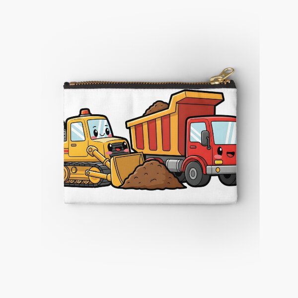 Item preview, Cute Bulldozer and Dump Truck designed and sold by 4AGift.