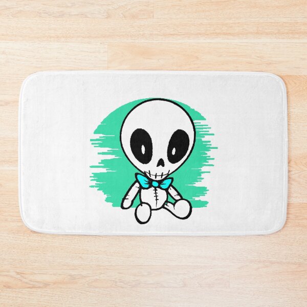 Item preview, Skeleton Rag Doll – Creepy Kawaii Design | Cute Art with a Green Background designed and sold by AstronautMerch.