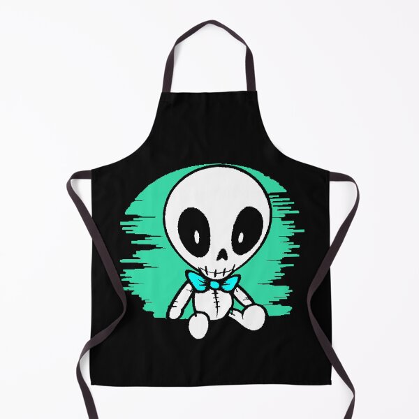 Item preview, Skeleton Rag Doll – Creepy Kawaii Design | Cute Art with a Green Background designed and sold by AstronautMerch.