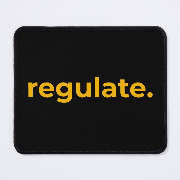 Item preview, regulate. - Minimalist micro slogan designed and sold by Bianca Eder - Healing Collection.
