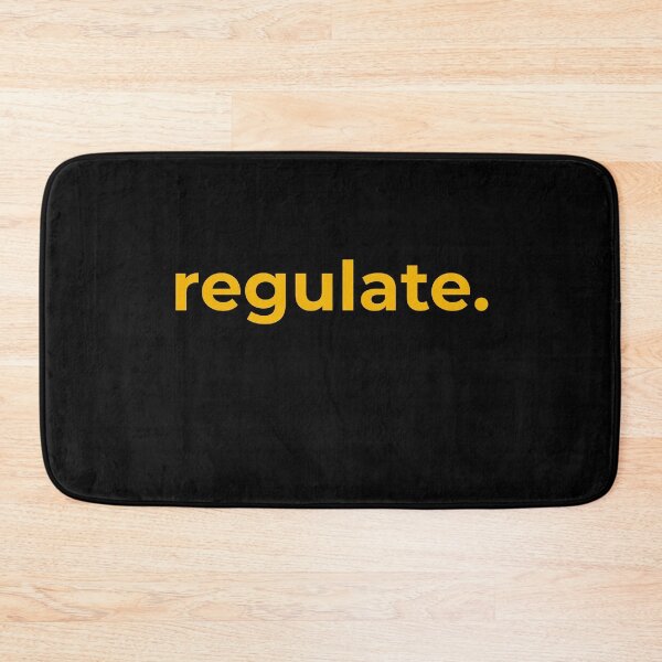 Item preview, regulate. - Minimalist micro slogan designed and sold by Bianca Eder - Healing Collection.
