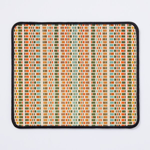 Item preview, Seamless Geometric Grunge Grid Pattern Mosaic designed and sold by SylvieVibes.