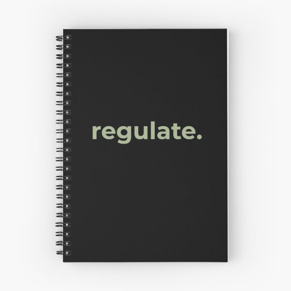 Item preview, regulate. - Minimalist micro slogan designed and sold by Bianca Eder - Healing Collection.