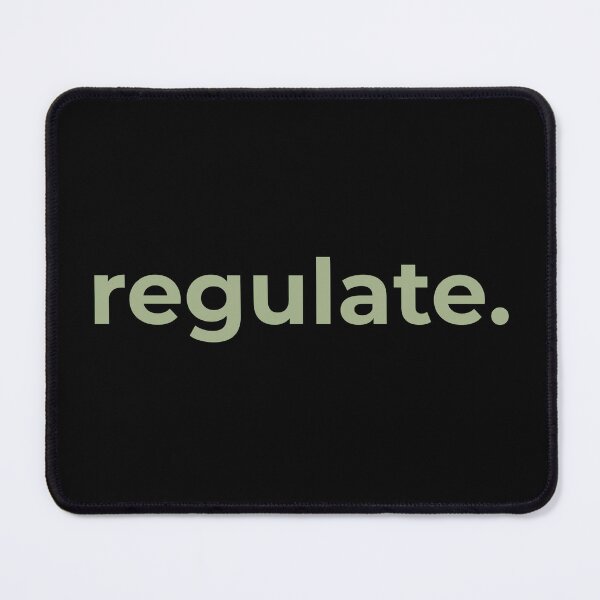 Item preview, regulate. - Minimalist micro slogan designed and sold by Bianca Eder - Healing Collection.