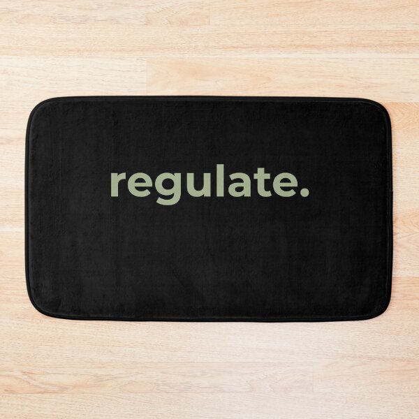 Item preview, regulate. - Minimalist micro slogan designed and sold by Bianca Eder - Healing Collection.