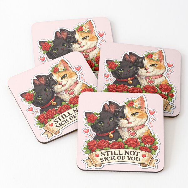 Item preview, Sweet Valentine Cats: Still Not Sick of You designed and sold by Cat-loveparttime.