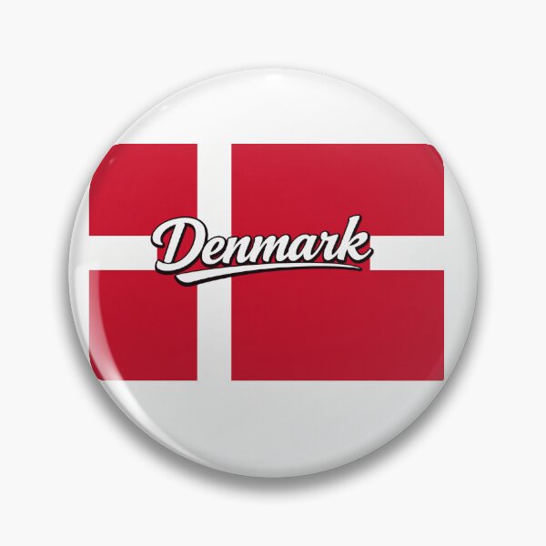 Item preview, Denmark Flag Typography Design | Danish National Pride Scandinavian Art designed and sold by GarnerSupplyCo.