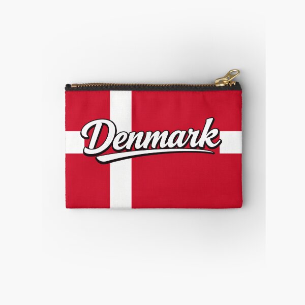 Item preview, Denmark Flag Typography Design | Danish National Pride Scandinavian Art designed and sold by GarnerSupplyCo.