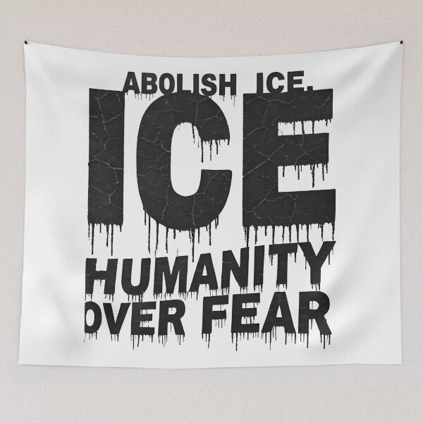 Item preview, Abolish ICE – Humanity Over Fear designed and sold by Uglyandcute.