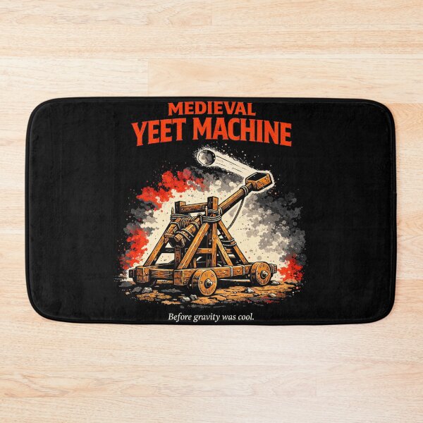 Item preview, Medieval Catapult Yeet Machine Meme designed and sold by Retr0Tshirts.
