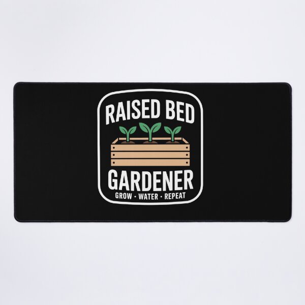 Item preview, Raised Bed Gardener Grow Water Repeat designed and sold by MooonTees.