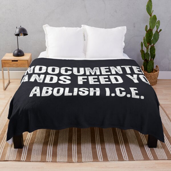 Item preview, Undocumented Hands Feed You Abolish ICE designed and sold by HowToCanadian.