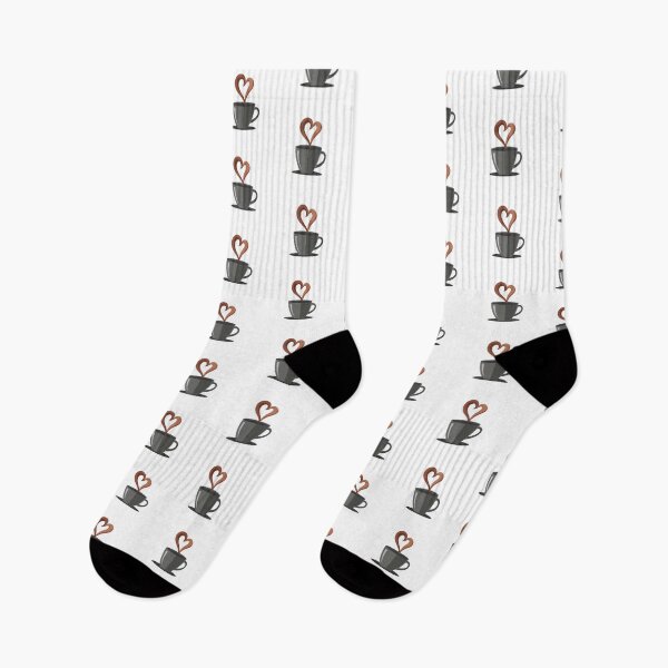 Item preview, Coffee Love Minimal Heart Steam Coffee Design designed and sold by Katzpy.