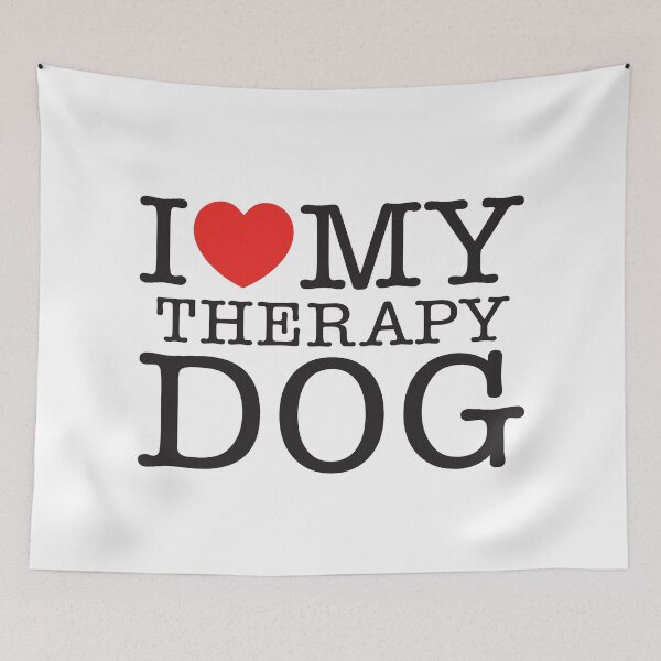 Item preview, I Love My Therapy Dog designed and sold by shitpostee.