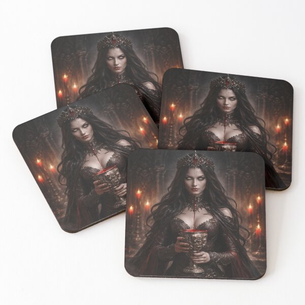 Item preview, Crimson Queen of the Night – Gothic Vampire Empress designed and sold by photoparadise22.
