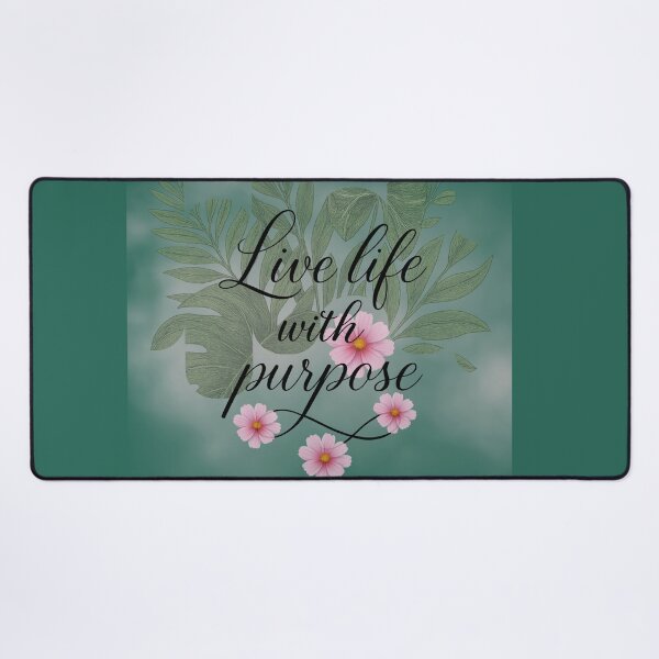 Item preview, Live Life with Purpose – Botanical Motivation Art designed and sold by tinkeybabes.