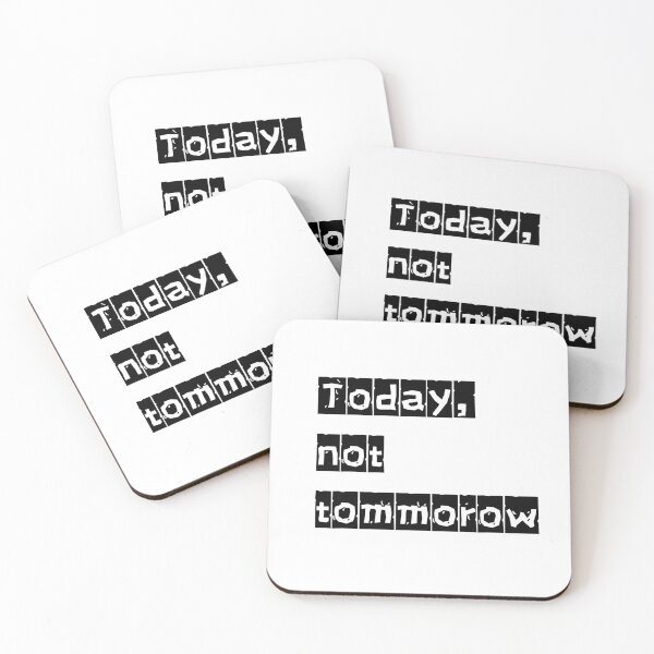 Item preview, Today not tommorow motivational tshirt for lazy people designed and sold by Magic comes in pieces.