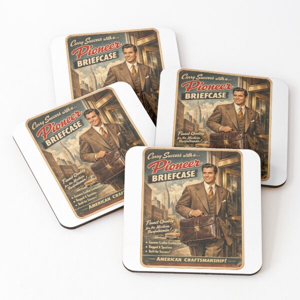 Item preview, Carry Success: Pioneer Briefcase, Vintage Ambition designed and sold by ForeverPrintsOK.