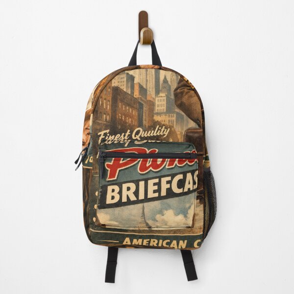Item preview, Carry Success: Pioneer Briefcase, Vintage Ambition designed and sold by ForeverPrintsOK.