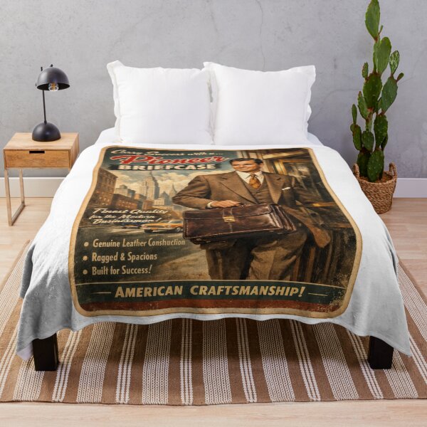 Item preview, Carry Success: Pioneer Briefcase, Vintage Ambition designed and sold by ForeverPrintsOK.